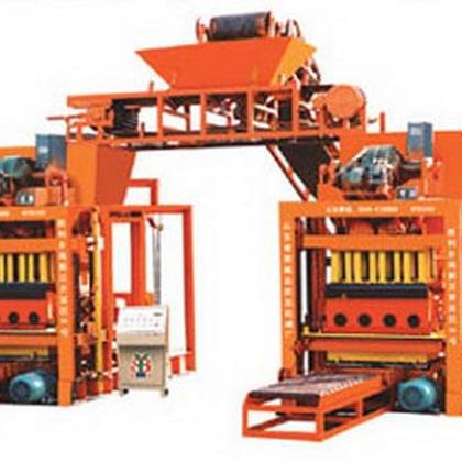 QT4-25 Semi Automatic Concrete Brick Machine