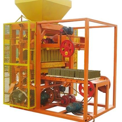 QTJ4-26 A Semi Automatic Concrete Block Making Machine
