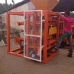 QTJ4-26 A Semi Automatic Concrete Block Making Machine