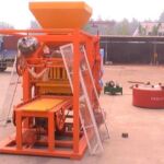 QTJ4-26 A Semi Automatic Concrete Block Making Machine