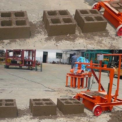 QMR2-45 Small Mobile Block Machine