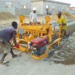 QM4-45 Diesel Mobile Concrete Block Making Machine