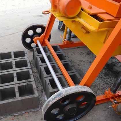 QMY4-45 Electric Mobile Block Machine for Concrete Blocks