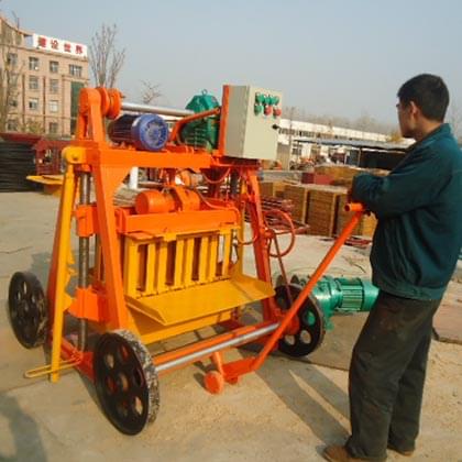 QMY4-45 Electric Mobile Block Machine for Concrete Blocks
