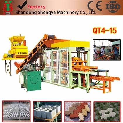 QT4-15 Fully Automatic Block Machine