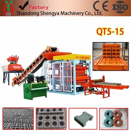 QT5-15 Fully Automatic Block Making Machine